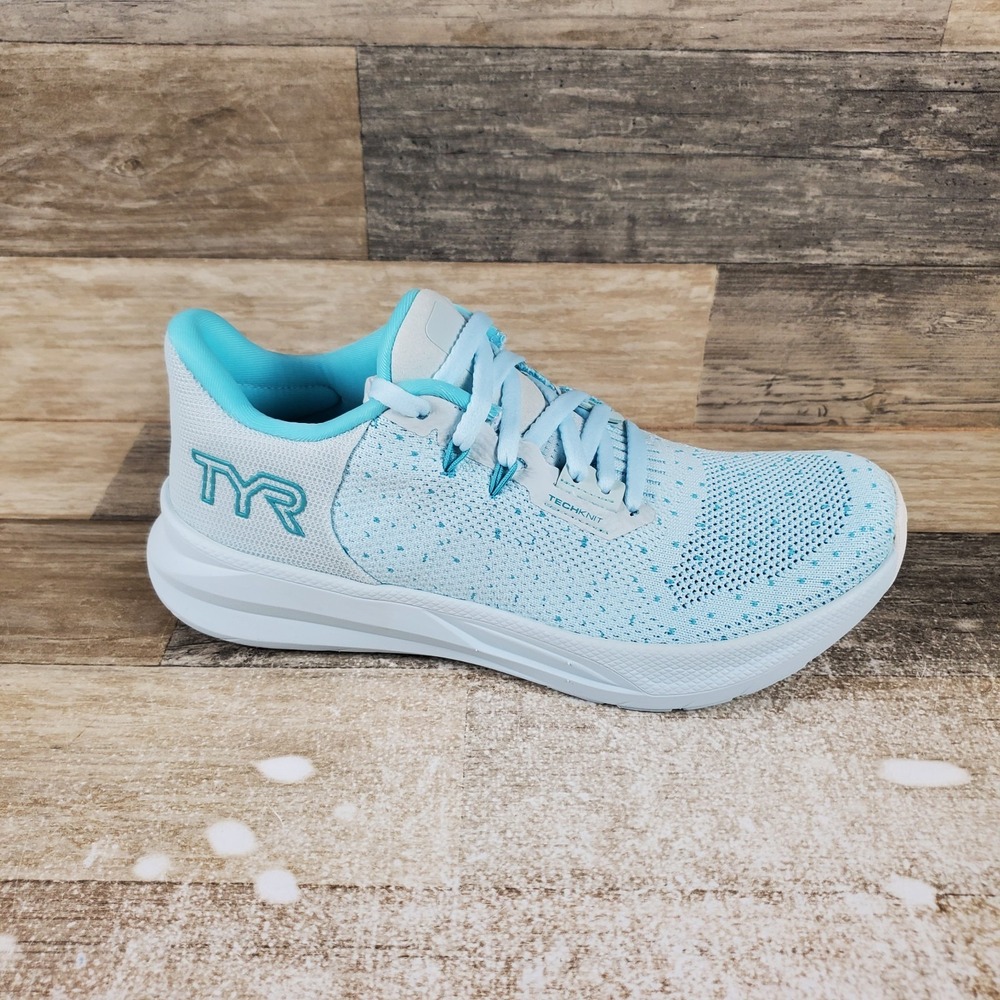 TYR Techknit RNR-1 Trainer Womens Shoes Sz 7 Running Athletic Seafoam Sneaker